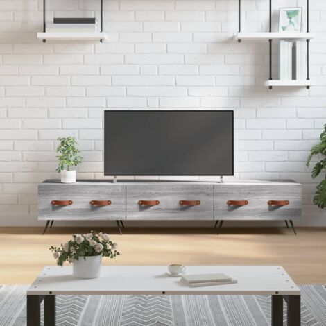 Meuble TV-Banc TV-Meuble Télé sonoma gris 150x36x30 cm bois d'ingénierie 422425 (1/5)