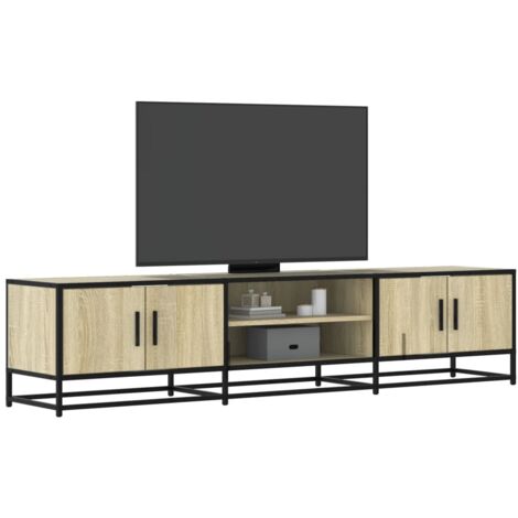 Meuble TV-Banc TV-Meuble Télé chêne sonoma 180x35x41 cm bois d'ingénierie 334304 (1/5)