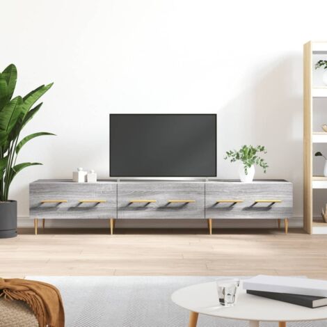Meuble TV-Banc TV-Meuble Télé sonoma gris 150x36x30 cm bois d'ingénierie 989914 (1/5)