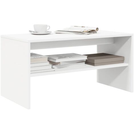 Meuble TV-Banc TV-Meuble Télé Blanc 80 x 40 x 40 cm Aggloméré 364734 (1/5)