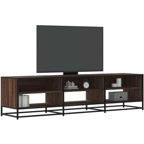 Meuble TV-Banc TV-Meuble Télé chêne marron 180x40x46 cm bois d'ingénierie 465660 (1/5)