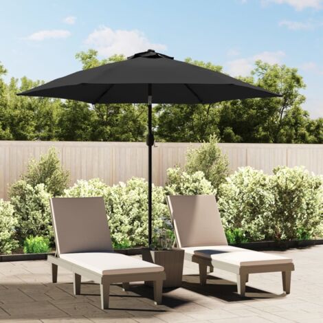 Tissu de remplacement pour parasol d'extérieur-Tissu de rechange Anthracite 300cm 628253 (1/5)