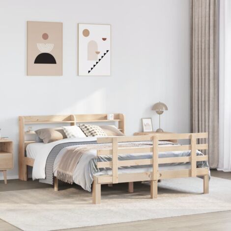 Cadre de lit avec tête de lit sans matelas-Structure de lit 150x200 cm 373954 (1/5)