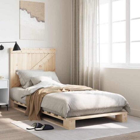 Cadre de lit sans matelas-Structure de lit avec tête de lit 90x200 cm 367344 (1/5)