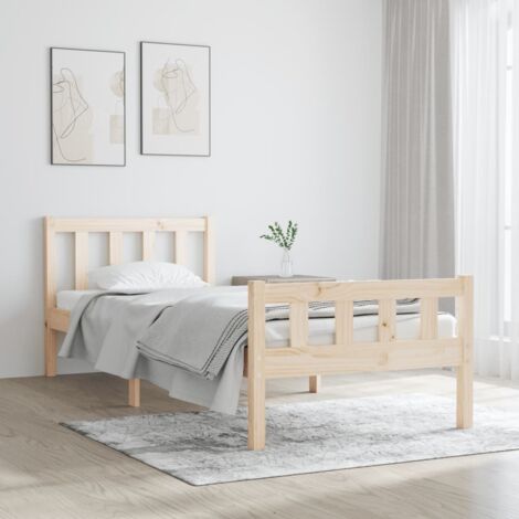 Cadre de lit sans matelas-Structure de lit bois massif 397923 (1/5)