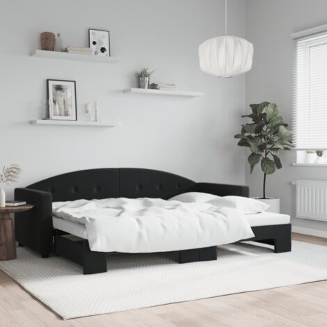 Lit de jour avec gigogne sans matelas-Canapé-lit 80x200 cm 815564 (1/5)