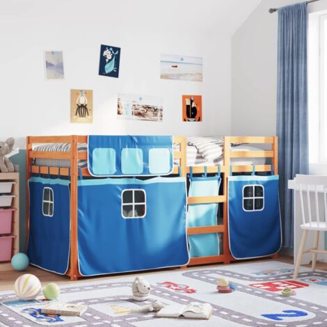 Lit superposé sans matelas-Cadre de lit 90x200 cm bois de pin massif 204942 (1/5)