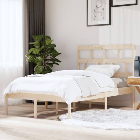 Cadre de lit sans matelas-Structure de lit bois massif 120x200 cm 265979 (1/5)