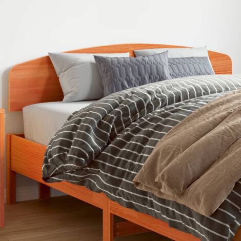 Tête de lit-Panneau de lit-Accessoire de Lit cire marron 150 cm bois massif de pin 800777 (1/5)