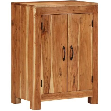 Buffet-Meuble de rangement 55x35x75 cm bois massif d'acacia 789057 (1/5)