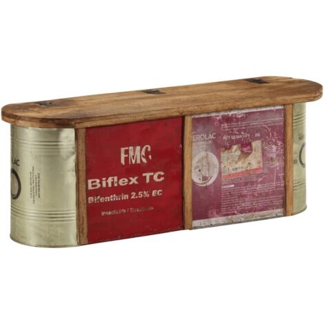 Buffet-Meuble de rangement120x30x40 cm bois de récupération 233108 (1/5)