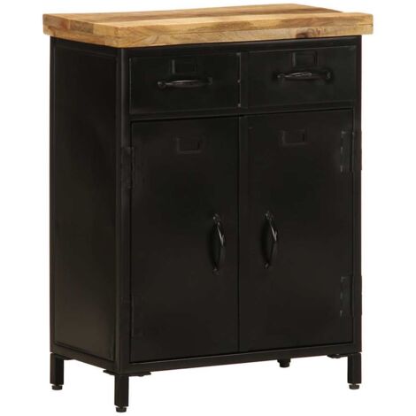 Buffet-Meuble de rangement 55x30x71 cm bois massif de manguier 662503 (1/5)