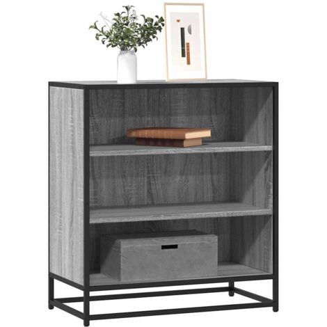 Buffet-Meuble de rangement sonoma gris 68x35x76 cm bois d'ingénierie et métal 791452 (1/5)