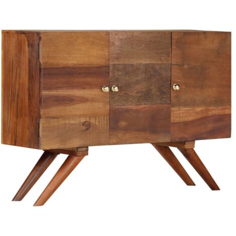 Buffet-Meuble de rangement Bois recyclé massif 110x30x75 cm Marron 994486 (1/5)