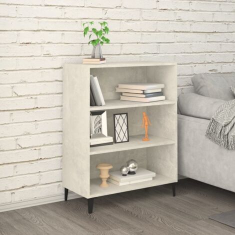 Buffet-Meuble de rangement Gris béton 69,5x32,5x90 cm Bois d'ingénierie 373563 (1/5)