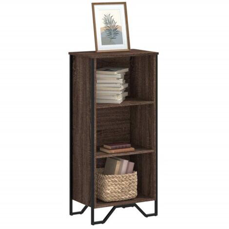 Bibliothèque-Étagère de Rangement chêne marron 50x31x106 cm bois d'ingénierie 674447 (1/5)