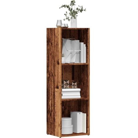 Bibliothèque-Étagère de Rangement vieux bois 36x30x114 cm bois d'ingénierie 789300 (1/5)