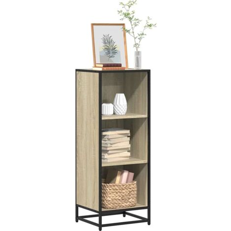 Bibliothèque-Étagère de Rangement chêne sonoma 40x35x107,5 cm bois d'ingénierie 900019 (1/5)