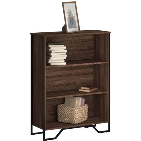 Bibliothèque-Étagère de Rangement chêne marron 80x31x106 cm bois d'ingénierie 575978 (1/5)