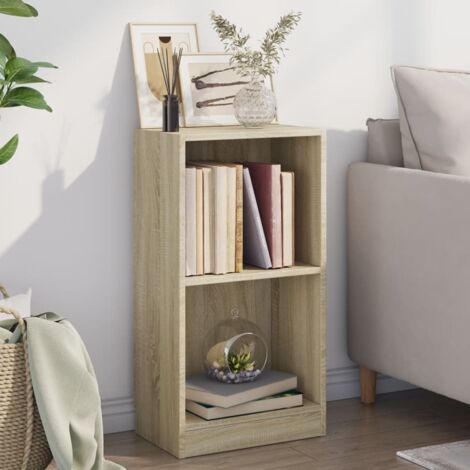 Bibliothèque-Étagère de Rangement Chêne sonoma 40x24x75 cm Bois d'ingénierie 758999 (1/5)
