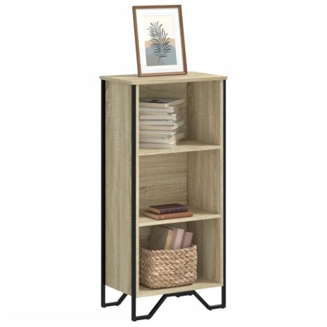 Bibliothèque-Étagère de Rangement chêne sonoma 50x31x106 cm bois d'ingénierie 197711 (1/5)