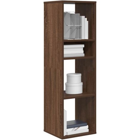 Bibliothèque-Étagère de Rangement chêne marron 34x31x112 cm bois d'ingénierie 340419 (1/5)