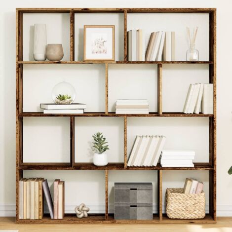 Bibliothèque-Étagère de Rangement vieux bois 132x29x141,5 cm bois d'ingénierie 713561 (1/5)