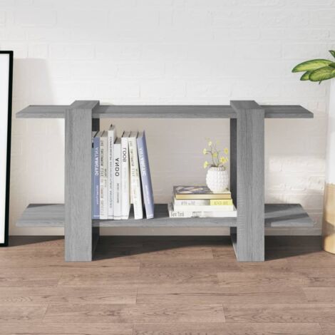 Bibliothèque-Étagère de Rangement Sonoma gris 100x30x51 cm Bois d'ingénierie 586433 (1/5)