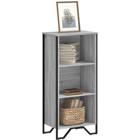 Bibliothèque-Étagère de Rangement sonoma gris 50x31x106 cm bois d'ingénierie 914410 (1/5)