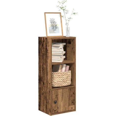 Bibliothèque-Étagère de Rangement vieux bois 31x24x77 cm bois d'ingénierie 844454 (1/5)