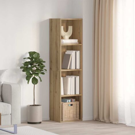 Bibliothèque-Étagère de Rangement vieux bois 36x30x143cm bois d'ingénierie 763576 (1/5)
