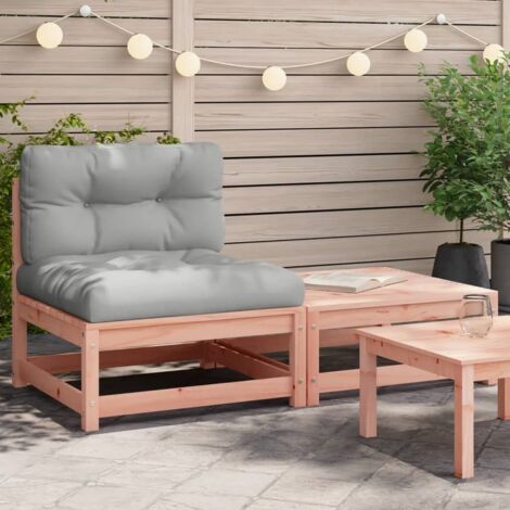 Canapé de jardin sans accoudoirs avec coussins-Salon de jardin Sofa extérieur et repose-pieds 995031 (1/5)