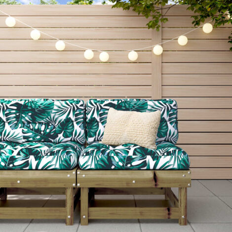 Canapé central de jardin-Salon de jardin Sofa extérieur bois de pin imprégné 196901 (1/5)