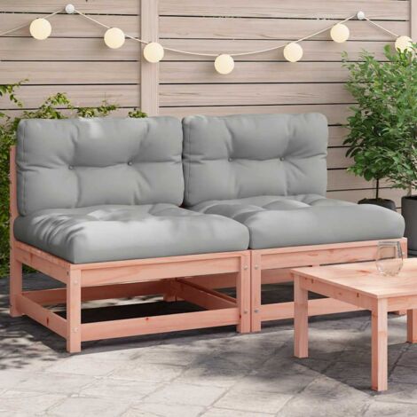 Canapés de jardin sans accoudoirs avec coussins 2 pcs-Salon de jardin 297289 (1/5)