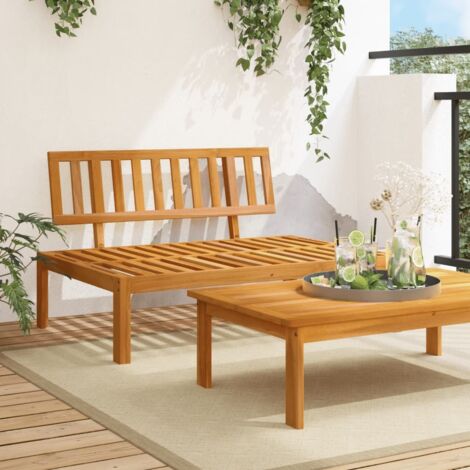 Canapé central palette de jardin-Salon de jardin Sofa extérieur bois massif d'acacia 850985 (1/5)