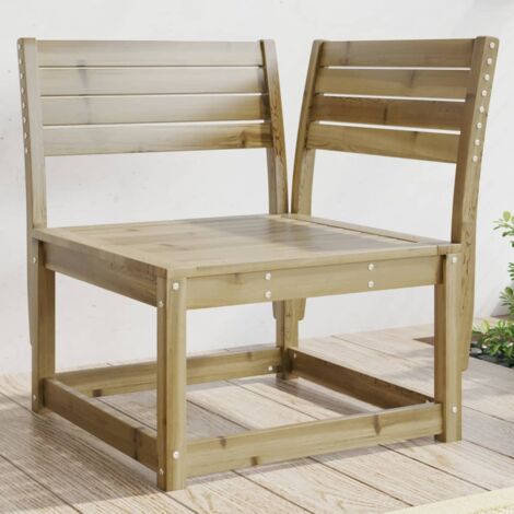 Canapé d'angle de jardin-Salon de jardin Sofa extérieur a73x73x78 cm bois de pin imprégné 888127 (1/5)