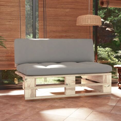 Canapé central palette de jardin-Salon de jardin Sofa extérieur bois de pin imprégné 453229 (1/5)