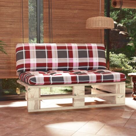 Canapé central palette de jardin-Salon de jardin Sofa extérieur bois de pin imprégné 156352 (1/5)