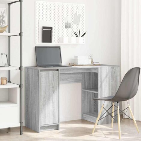 Bureau-Table de Travail-Bureau d'ordinateur sonoma gris 120x42x76 cm bois d'ingénierie 606202 (1/5)