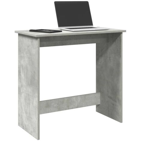 Bureau-Table de Travail-Bureau d'ordinateur Gris béton 80x40x75 cm Aggloméré 763912 (1/5)