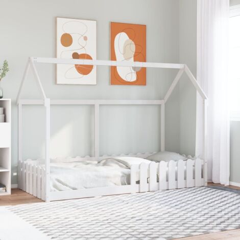 Lit simple pour enfants, Lit pour enfants, Lit avec protection