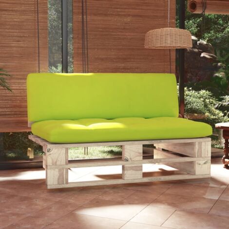 Canapé central palette de jardin-Salon de jardin Sofa extérieur bois de pin imprégné 156763 (1/5)