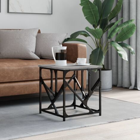 Table basse-Table Salon-Table d'appoint sonoma gris 45x45x47,5 cm bois d'ingénierie 172274 (1/5)