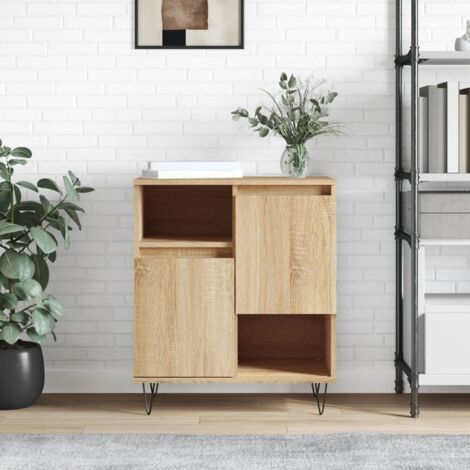 Buffet-Meuble de rangement Chêne sonoma 60x35x70 cm Bois d'ingénierie 322351 (1/5)