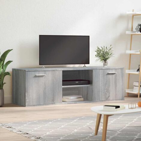 Meuble TV-Banc TV-Meuble Télé sonoma gris 120x34x37 cm bois d'ingénierie 864244 (1/5)