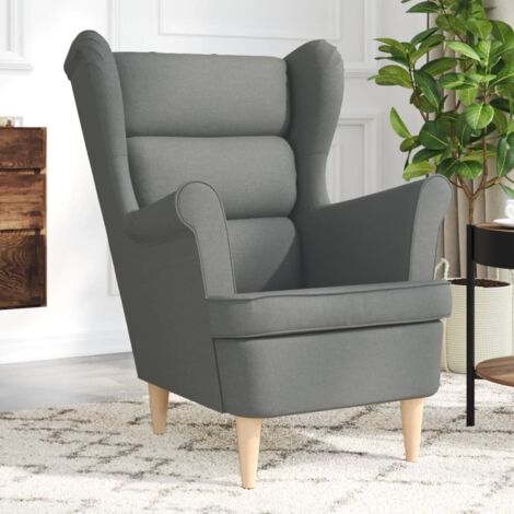 Fauteuil-Chaise de relaxation-Fauteuil Relax gris foncé 74x84x100 cm tissu 916735 (1/5)