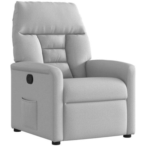 Fauteuil inclinable-Chaise de relaxation-Fauteuil Relax gris nuage tissu 245649 (1/5)