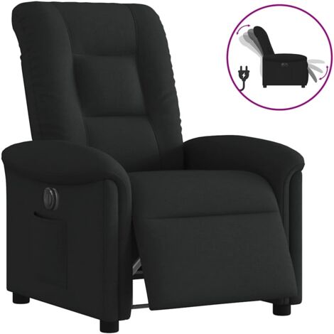 Fauteuil inclinable électrique-Chaise de relaxation-Fauteuil Relax Noir Tissu 920320 (1/5)
