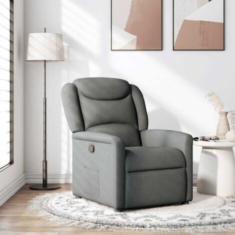 Fauteuil inclinable-Chaise de relaxation-Fauteuil Relax Gris foncé Tissu 172653 (1/5)