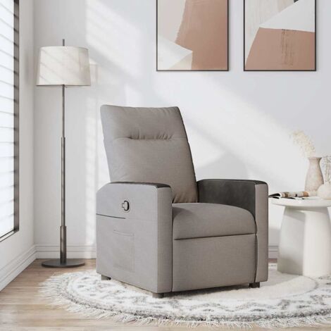 Fauteuil inclinable-Chaise de relaxation-Fauteuil Relax Taupe Tissu 504034 (1/5)